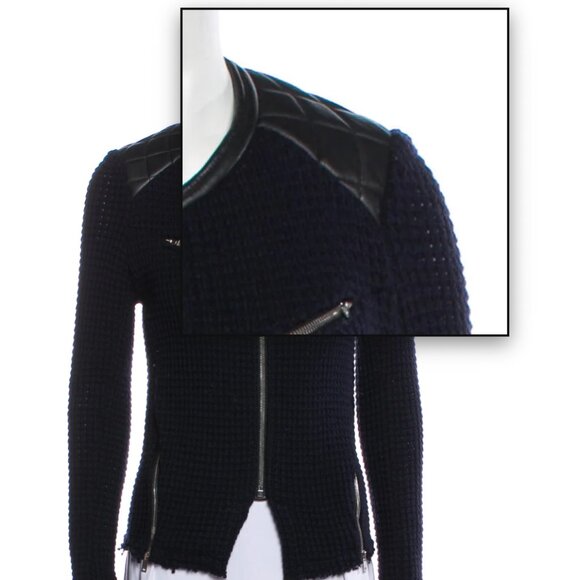 IRO Dark Blue Evening Jacket - Picture 4 of 4